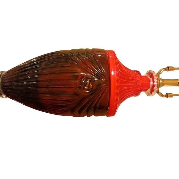 Vintage glass earn style lamp - Picture 8 of 11